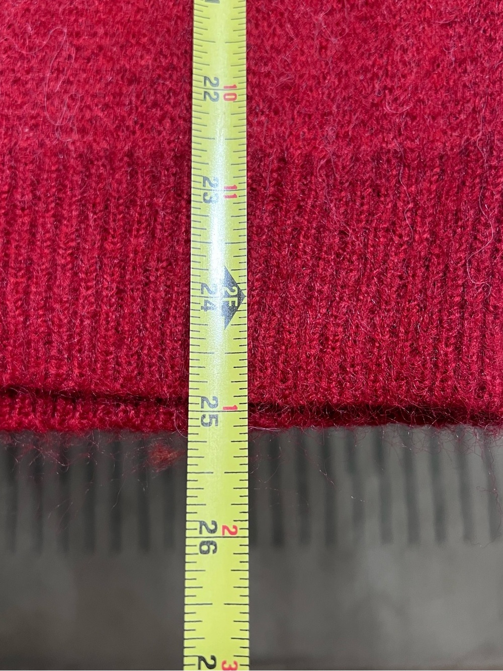 OXknit Red Cute White Cat Kacquard Plush Sweater - Picture 6 of 7